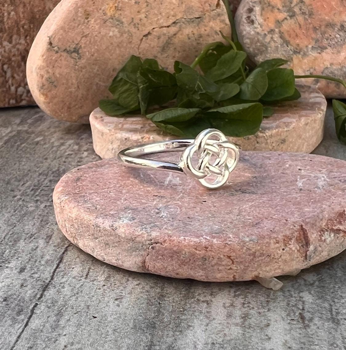 Celtic knot ring from Ireland in Sterling silver .join our Celtic Community , free post worldwide.
