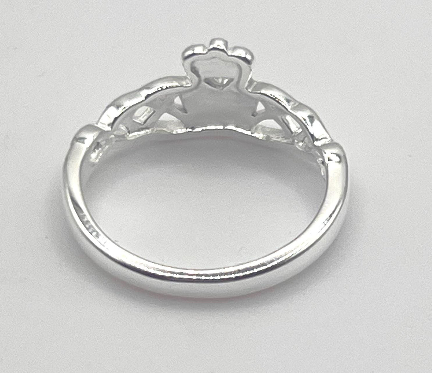 Silver Trinity Claddagh Ring , be part of our Celtic Community , from Galway .
