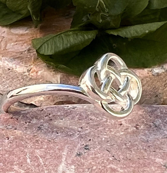 Celtic knot ring from Ireland in Sterling silver .join our Celtic Community , free post worldwide.